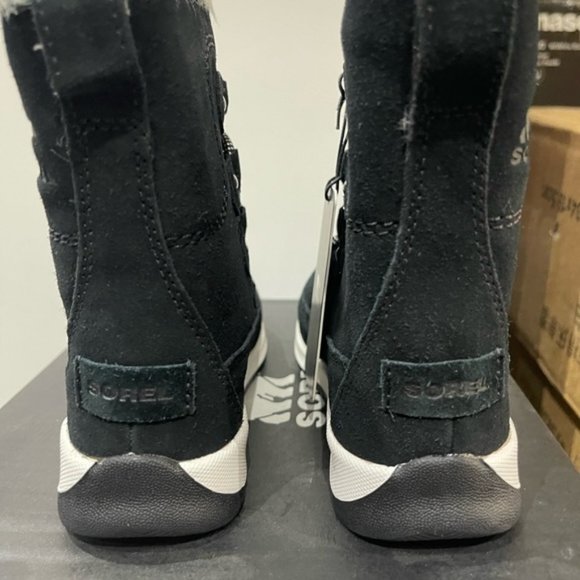 BNWT Sorel Toddler Whitney II Joan winter Lace up Boot size 12 Black - Picture 5 of 8